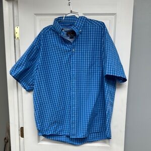 Blue Checkered Men's Shirt